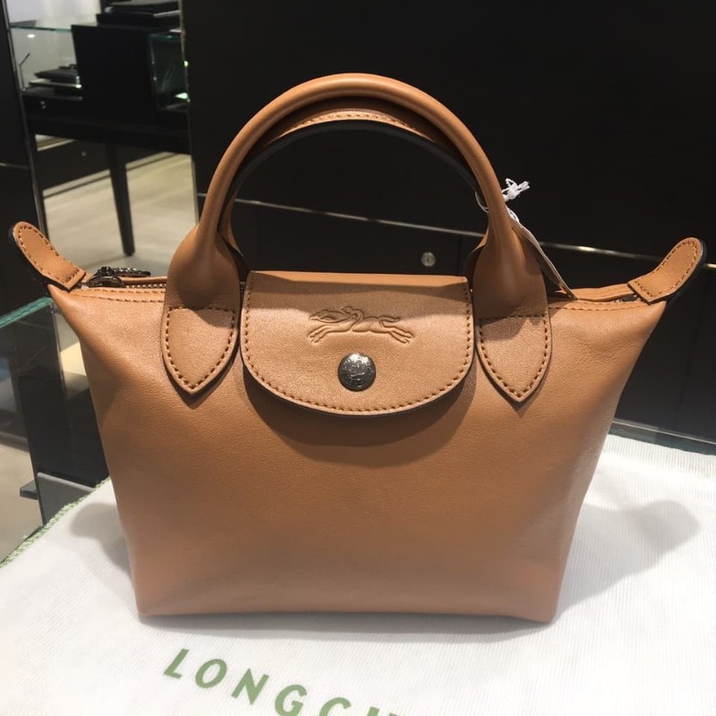 Longchamp Le Pliage Cuir 小羊皮 餃子包尺寸XS-0