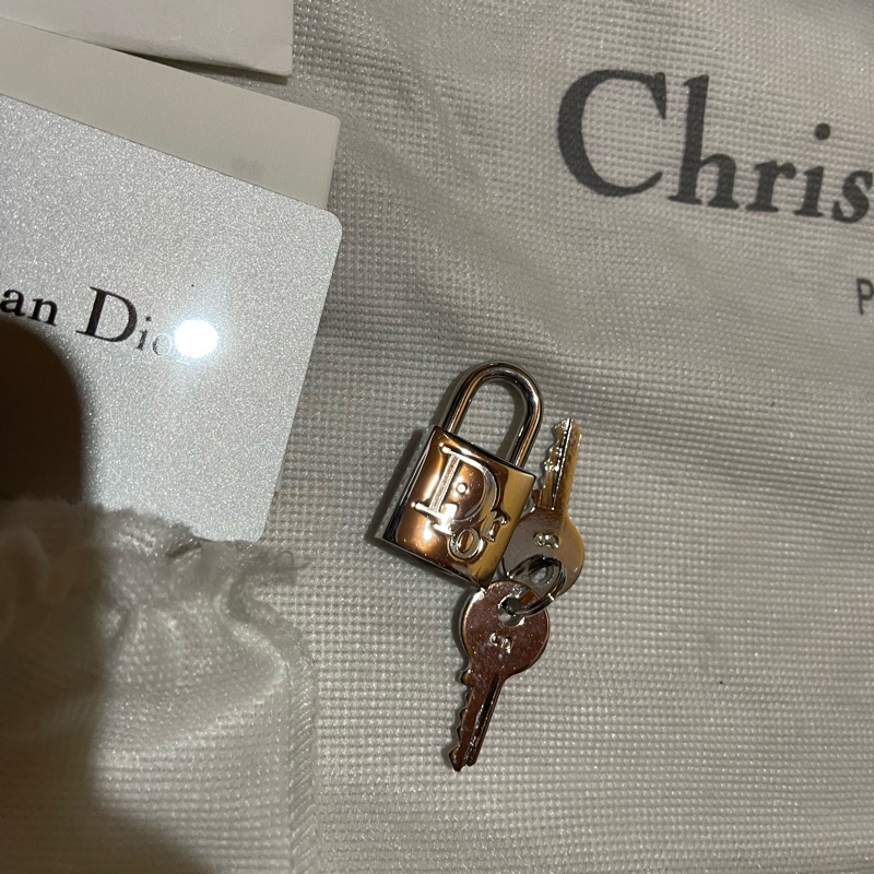 Christian Dior 銀灰LADY DIOR黛妃包手提包 VINTAGE-40