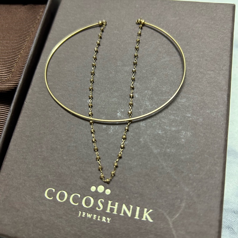 cocoshnik 雙層切割珠珠手環-1