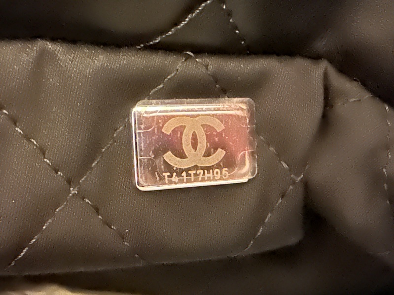 近全新Chanel香奈兒22bag黑銀 中號-17