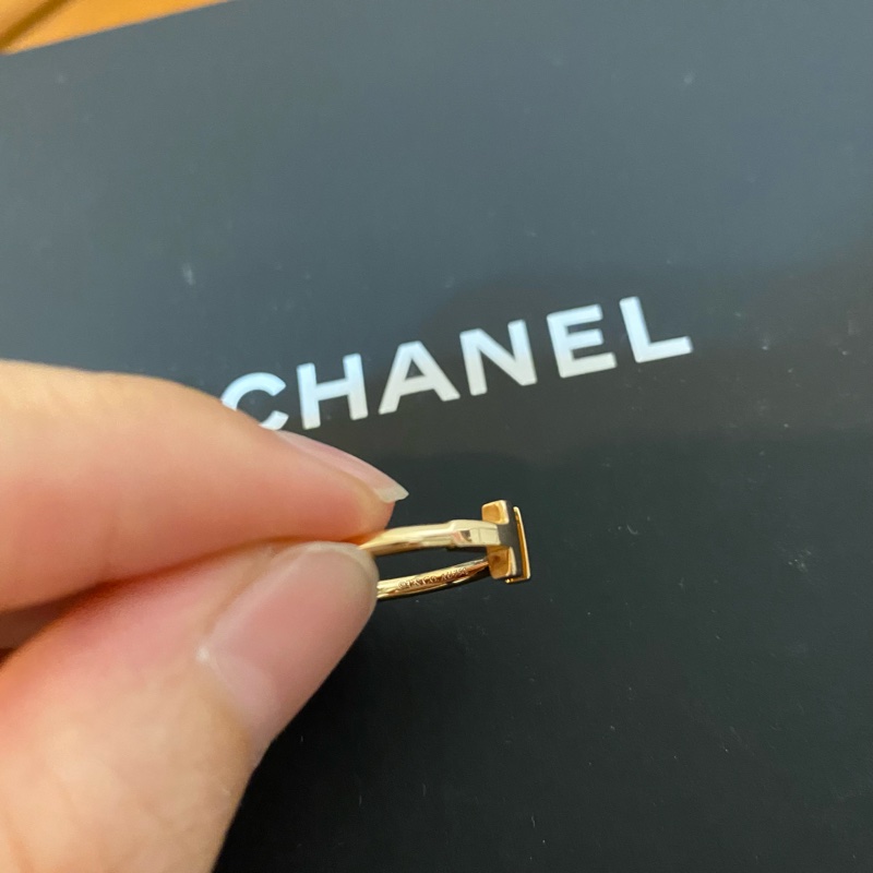 Tiffany &Co. T wire 玫瑰金 線圈戒指（6號）-4