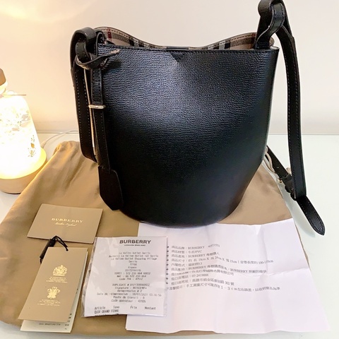 BURBERRY水桶包 單肩包斜背包