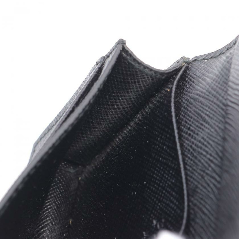 【日本直送】 卡片夾 SAFFIANO皮 黑色-4