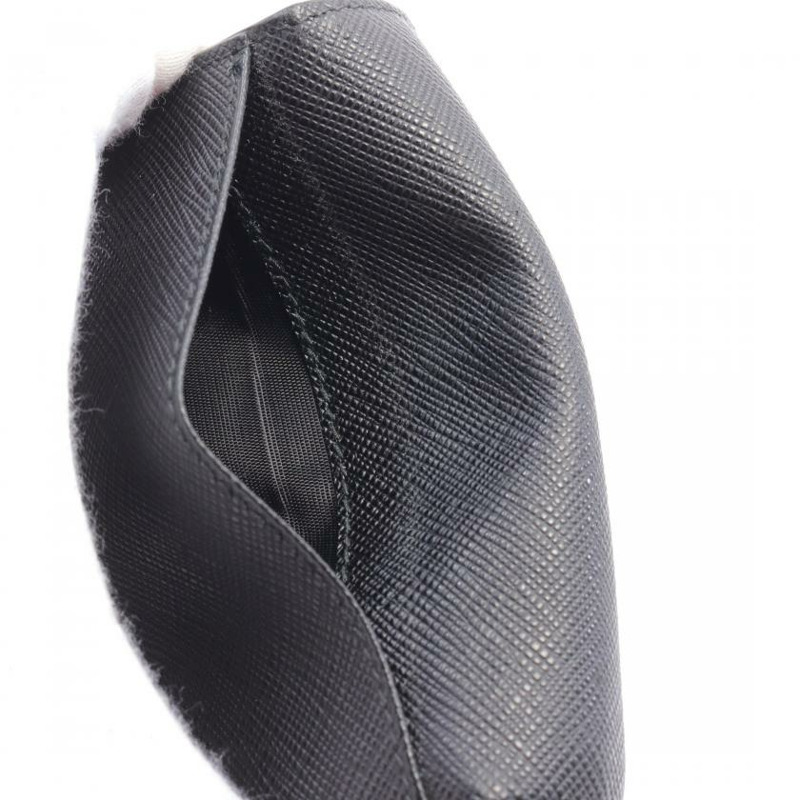 【日本直送】 卡片夾 SAFFIANO皮 黑色-5