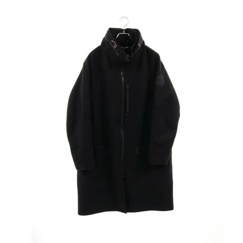【日本直送】 Pre-owned MONCLER VALBERG down coat wool black multicolor Hooded