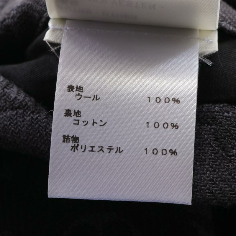 【日本直送】 Pre-owned LOUIS VUITTON LOUIS VUITTON × NIGO reversible padding Blouson wool Dark gray-4