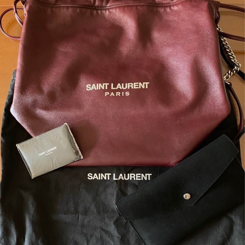 YSL SAINT LAURENT TEDDY 水桶包側肩背包-0