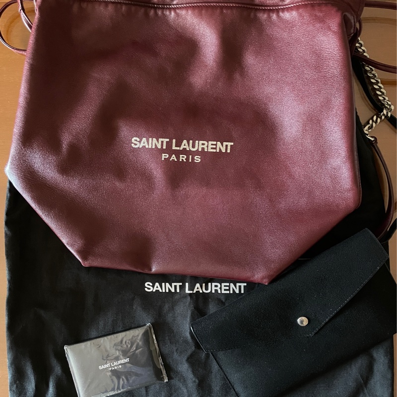 YSL SAINT LAURENT TEDDY 水桶包側肩背包-2