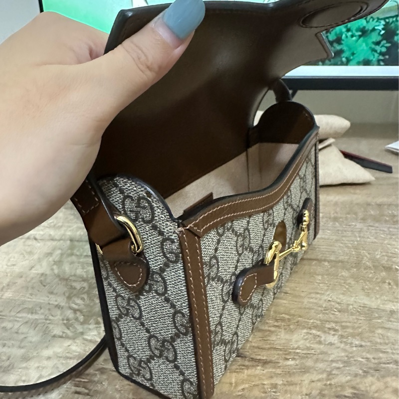 Gucci 1955 馬銜扣 迷你盒子 迷你手袋 趙露思同款-6