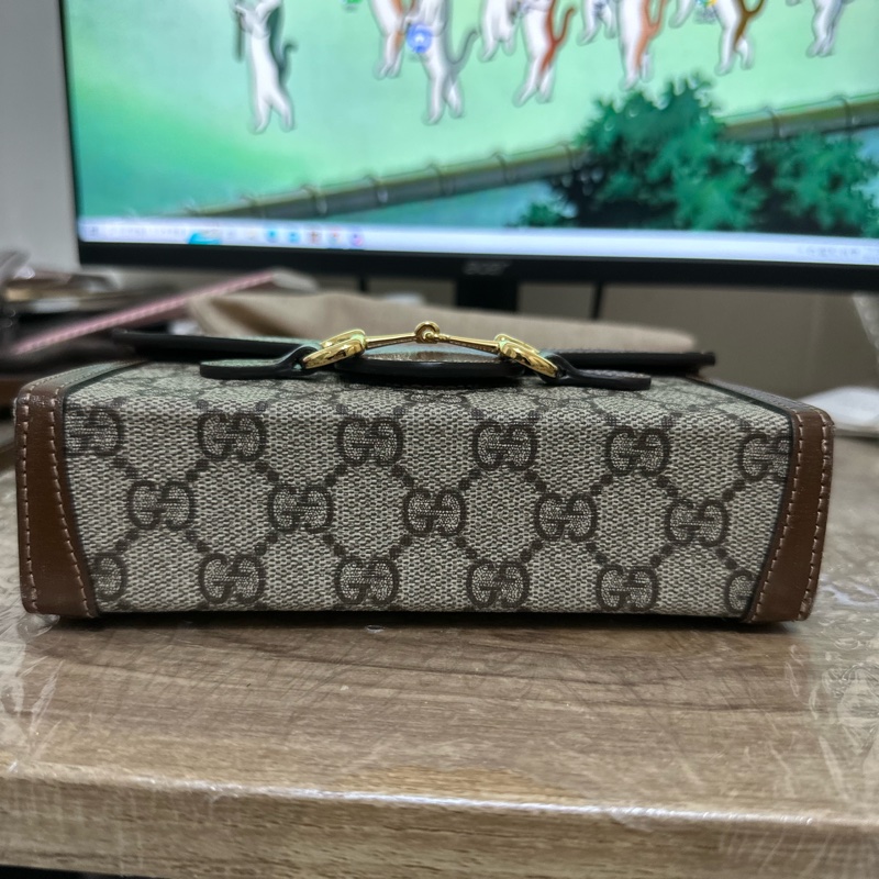 Gucci 1955 馬銜扣 迷你盒子 迷你手袋 趙露思同款-8