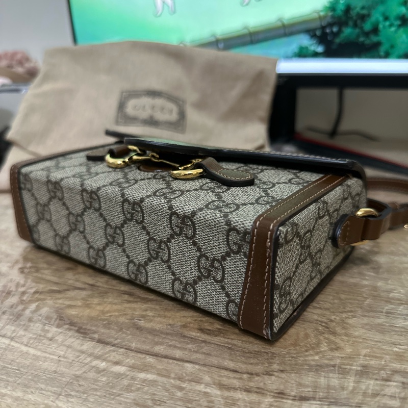 Gucci 1955 馬銜扣 迷你盒子 迷你手袋 趙露思同款-10