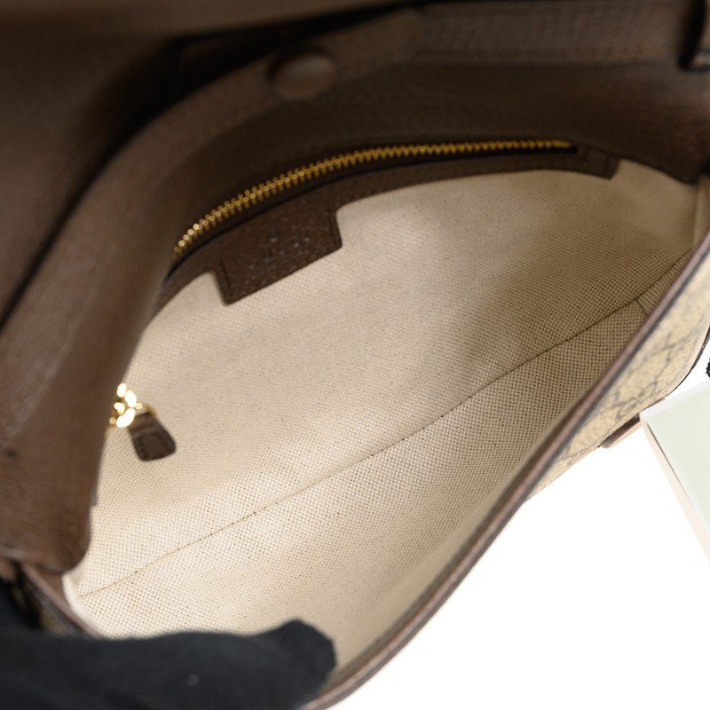 Gucci ‎699268 Blondie 復古馬鞍單肩包 米色及烏木色(當季熱門新品 下單前請先詢問)-11