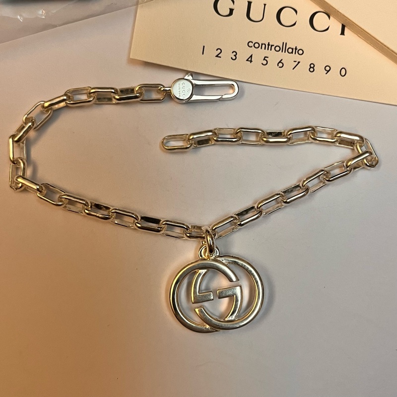 Gucci 經典雙G手鍊-5