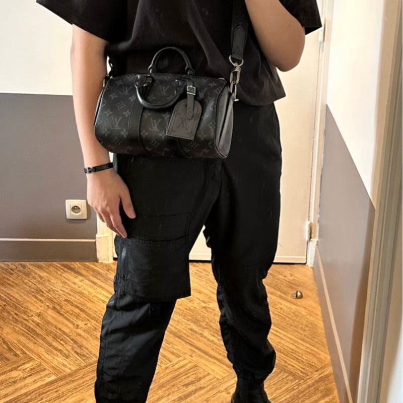 Lv黑老花Keepall25(全新品)甜甜價出售😍-3