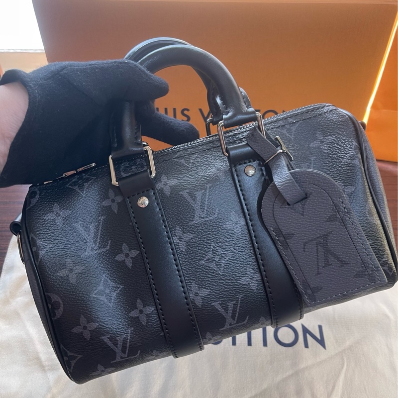 Lv黑老花Keepall25(全新品)甜甜價出售😍-6
