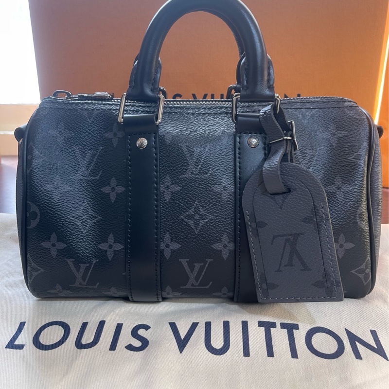 Lv黑老花Keepall25(全新品)甜甜價出售😍-7