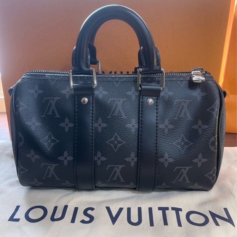 Lv黑老花Keepall25(全新品)甜甜價出售😍-12
