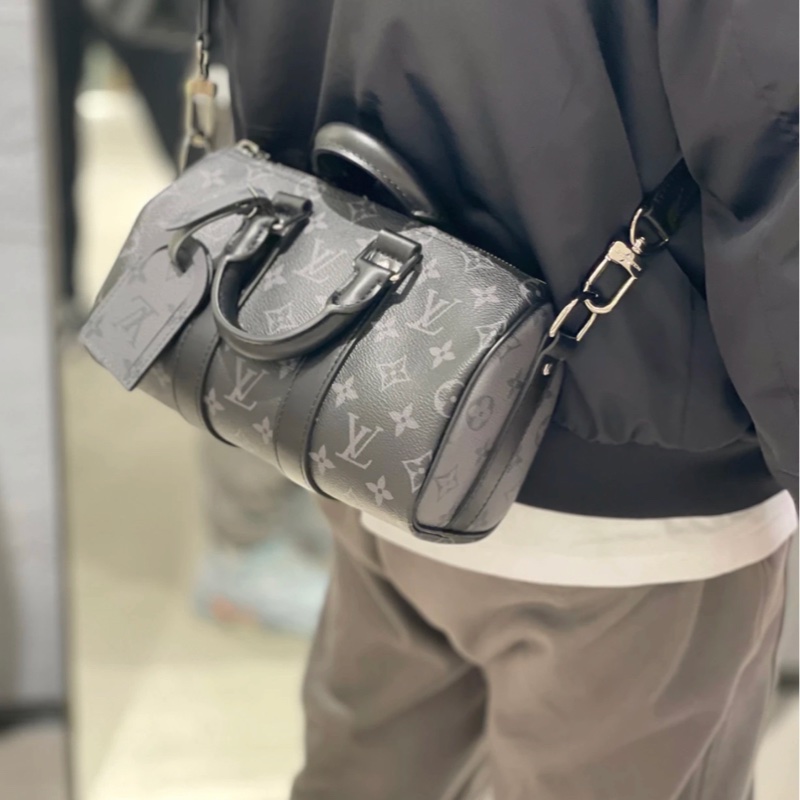 Lv黑老花Keepall25(全新品)甜甜價出售😍-29