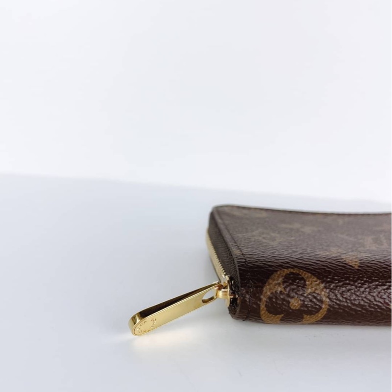 LV 經典拉鍊零錢包 老花款-13