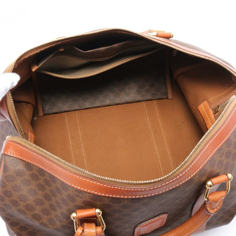 【日本直送】 Macadam老花 波士頓包 PVC 皮革 深棕色 棕色-2