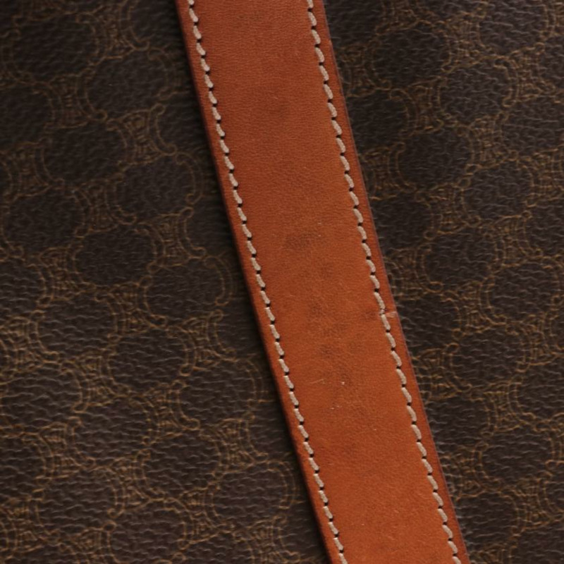 【日本直送】 Macadam老花 波士頓包 PVC 皮革 深棕色 棕色-7