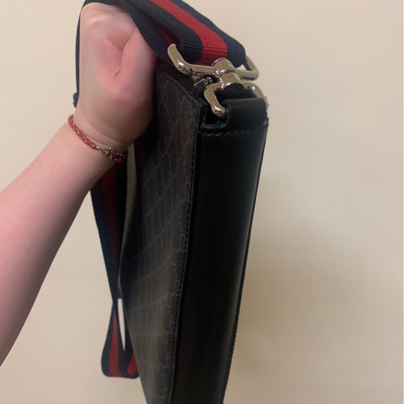 GUCCI GG Supreme帆布郵差包 474137 K5RLN 1095-5