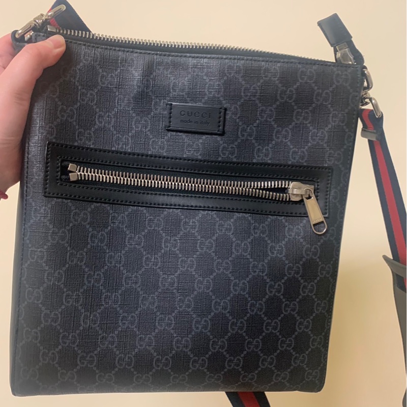 GUCCI GG Supreme帆布郵差包 474137 K5RLN 1095-8