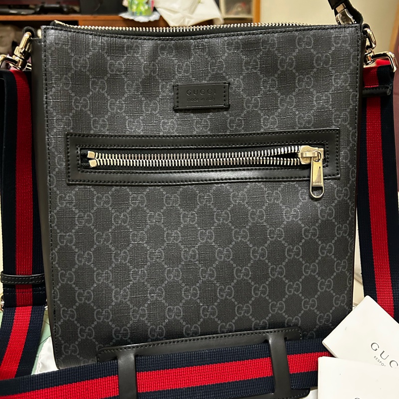 GUCCI GG Supreme帆布郵差包 474137 K5RLN 1095-9