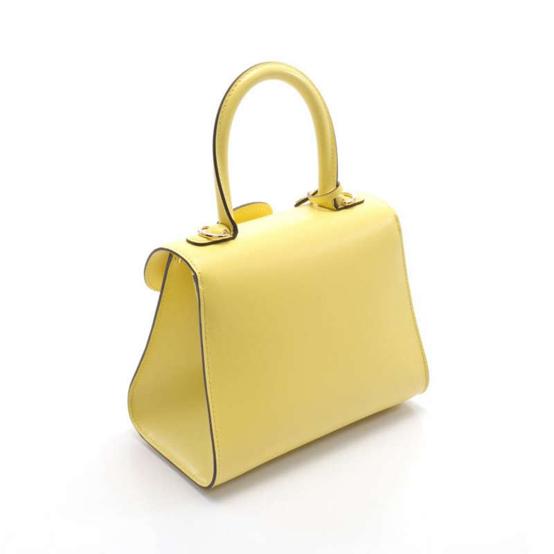 【日本直送】 Brillon 小型的 手包 皮革 黃色 兩用款-1