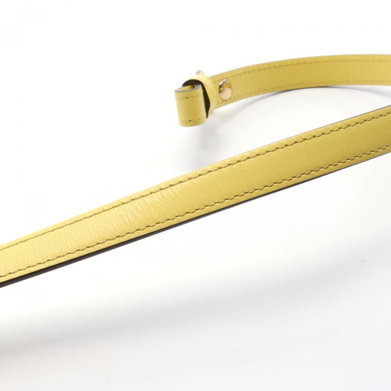 【日本直送】 Brillon 小型的 手包 皮革 黃色 兩用款-5