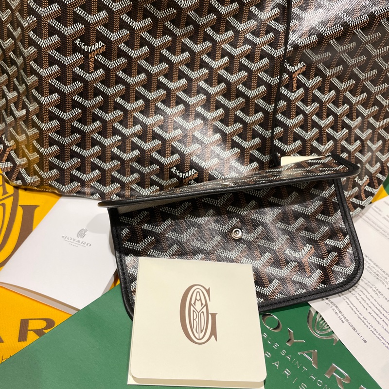 全新未使用Goyard saint louis托特包pm 黑色日本日本橋高島屋