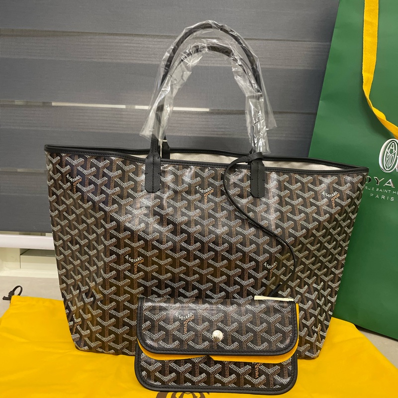 全新未使用Goyard saint louis托特包pm 黑色 日本日本橋高島屋購入-6