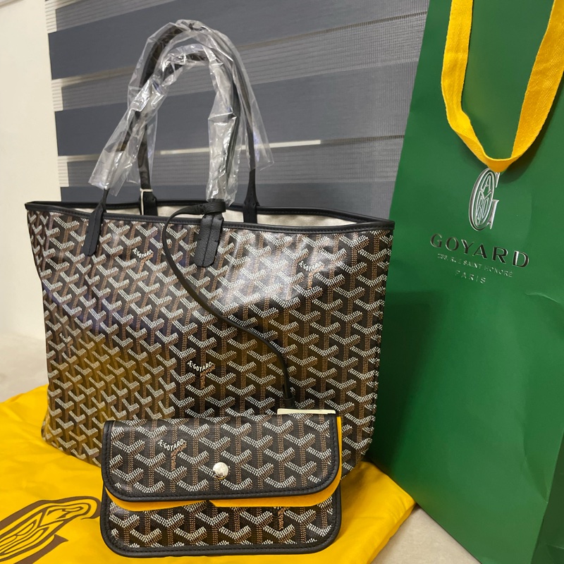 全新未使用Goyard saint louis托特包pm 黑色 日本日本橋高島屋購入-8