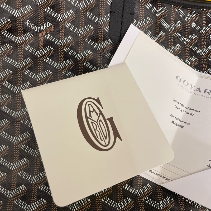 全新未使用Goyard saint louis托特包pm 黑色 日本日本橋高島屋購入-15