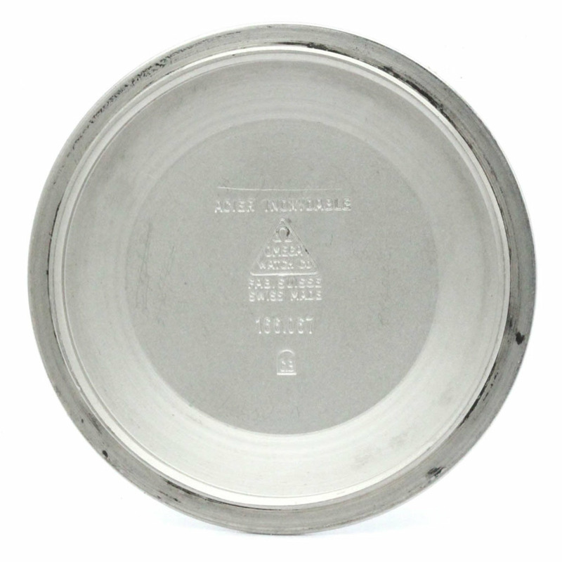 【日本直送】拋光歐米茄海馬鋼自動男士手錶 166.067 BF562896-10