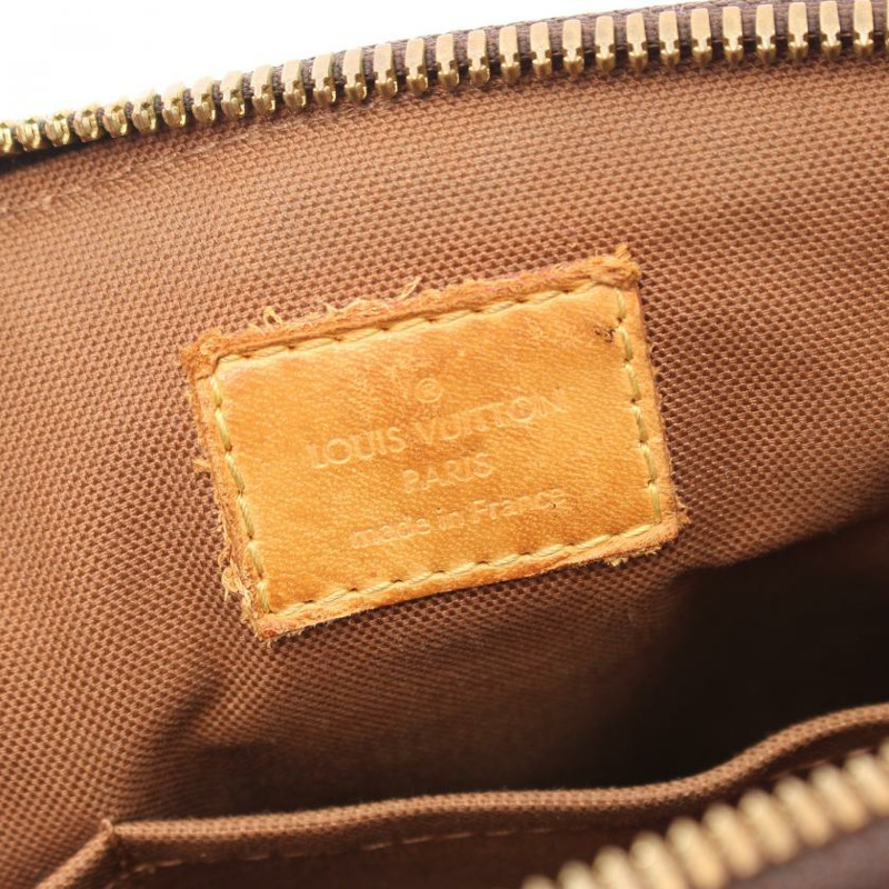 【日本直送】 Tivoli PM   老花手提包 PVC 真皮 棕色-3