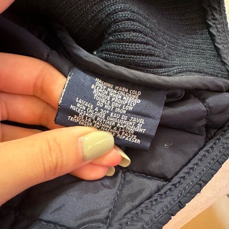 9.5成新轉售 專櫃購入|Polo Ralph Lauren Kids 中性款 絎縫防潑水背心 深藍XL-4