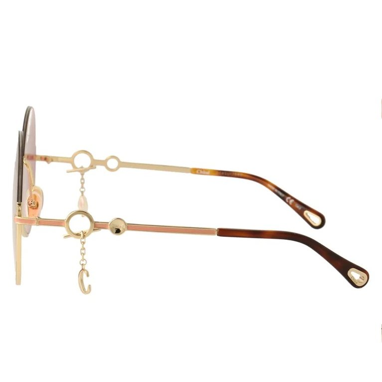 【限時折扣9/13-9/30】Chloe CH0067S Softa超大圓形太陽眼鏡 玫瑰金-1