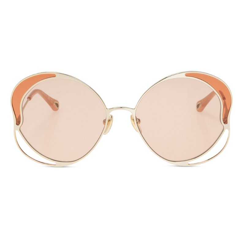 【限時折扣9/13-9/30】Chloe CH0024S Gemma 蝴蝶鏡框太陽眼鏡 玫瑰金-1