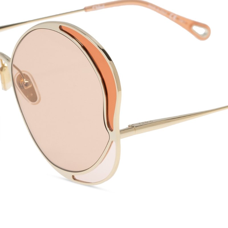 【限時折扣9/13-9/30】Chloe CH0024S Gemma 蝴蝶鏡框太陽眼鏡 玫瑰金-3