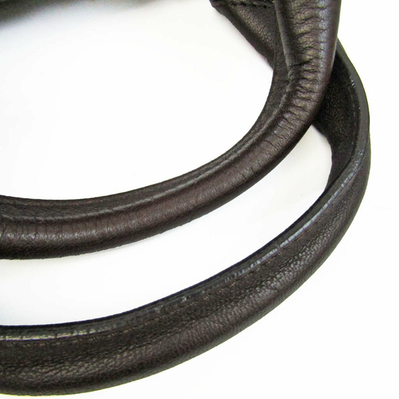 【日本直送】Celine Pillow Small 162713 女式皮革手提包,單肩包深棕色-5