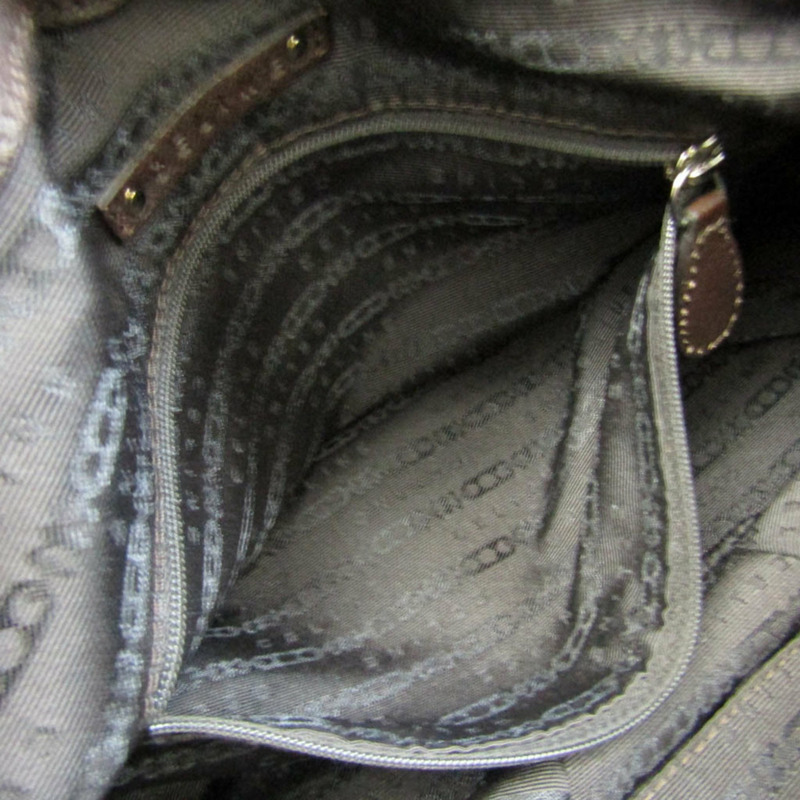 【日本直送】Celine Pillow Small 162713 女式皮革手提包,單肩包深棕色-7