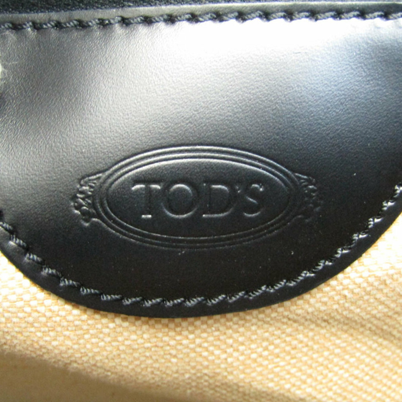 【日本直送】Tod's D Bag 女式皮革單肩包,手提包黑色-9