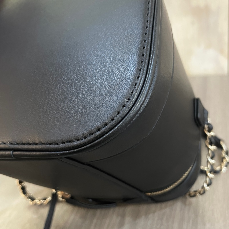 Chanel AS0323黑Box皮帶鏈化妝盒Vanity-7