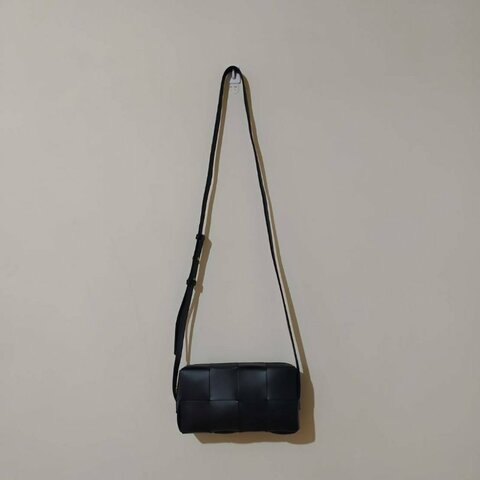 Mini Cassette Cross-Body Bag BLACK