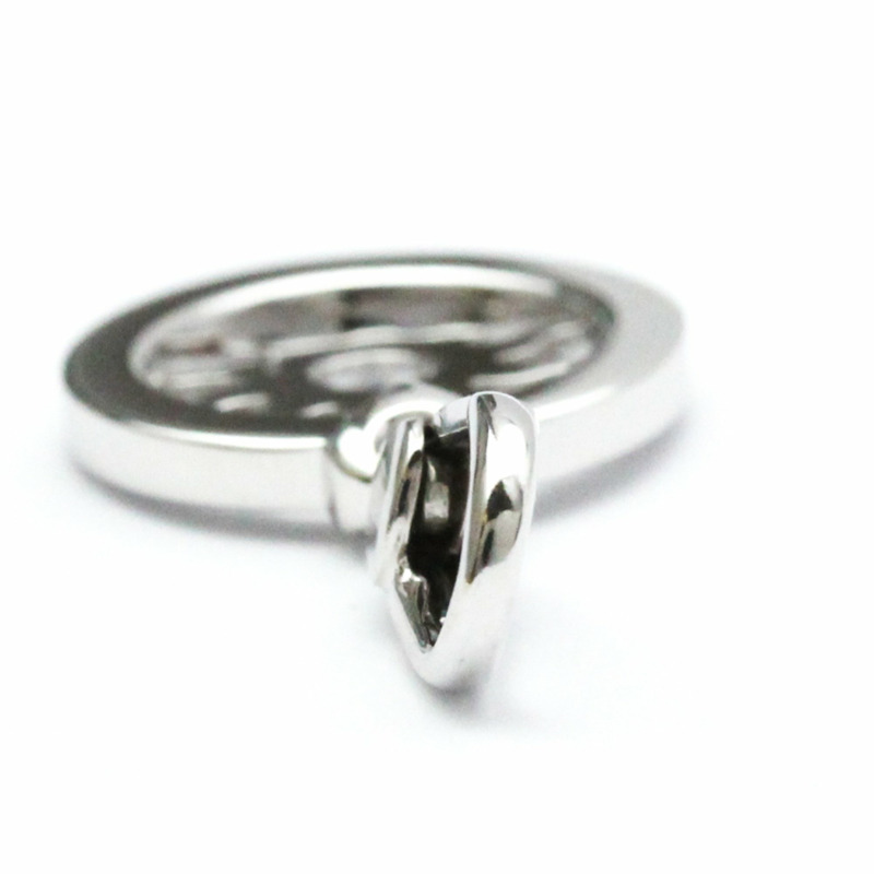 【日本直送】Bvlgari Tondo Sun Charm 白金（18K）無石男士、女士時尚吊墜項鍊（銀色）-4