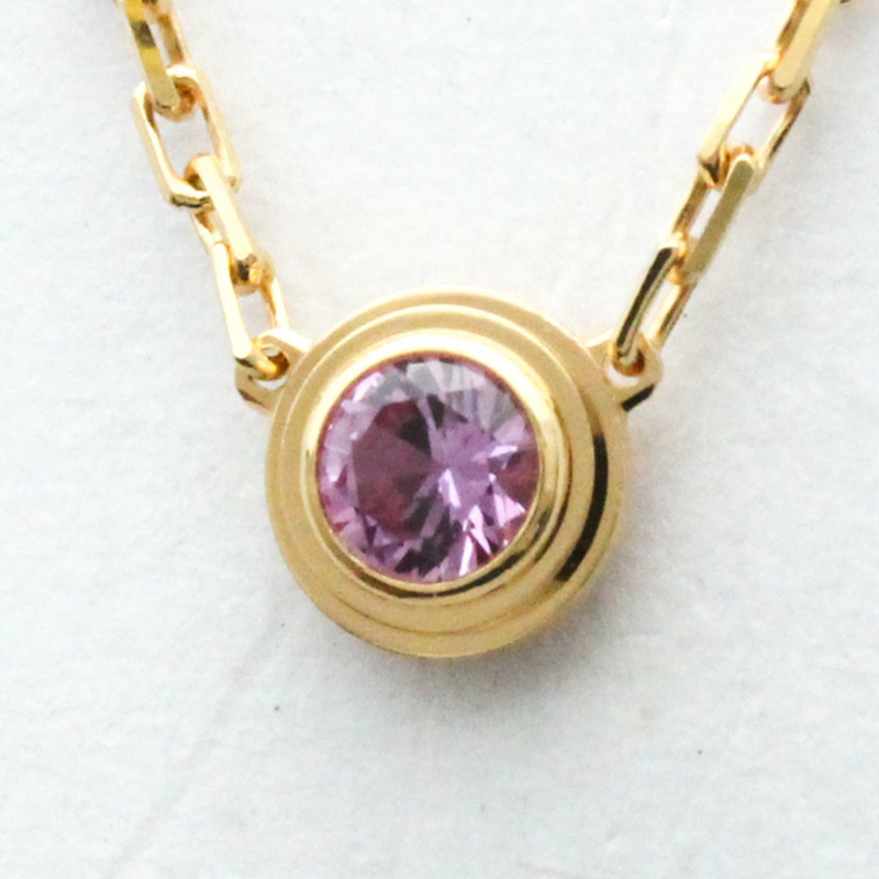 【日本直送】卡地亞藍寶石 Leger 項鍊 B7218400 玫瑰金 (18K) 藍寶石男士、女士時尚吊墜項鍊 (玫瑰金)-0