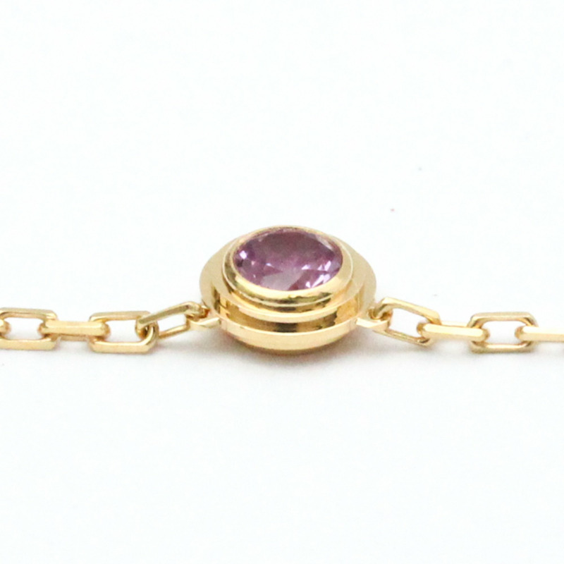 【日本直送】卡地亞藍寶石 Leger 項鍊 B7218400 玫瑰金 (18K) 藍寶石男士、女士時尚吊墜項鍊 (玫瑰金)-5