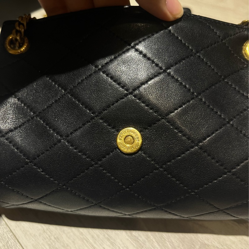 [斑比暴衝💕] 已預訂🈯️YSL 聖羅蘭 nolita 鏈條 小羊皮 黑色 肩背包-11