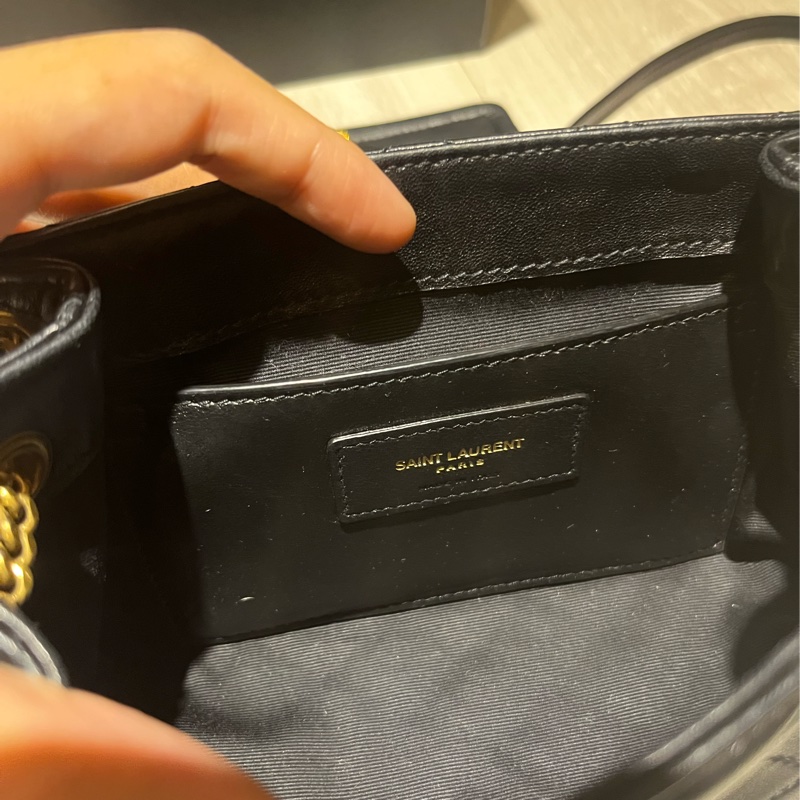 [斑比暴衝💕] 已預訂🈯️YSL 聖羅蘭 nolita 鏈條 小羊皮 黑色 肩背包-15